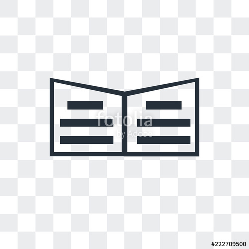 500x500 Reading Book Icon Isolated On Transparent Background Modern