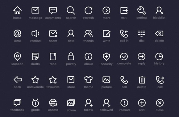 580x380 Simple Icons