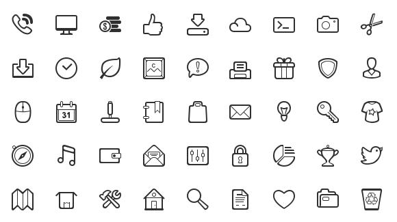 580x325 Simple And Neat Vector Icons Free For Download Web Resources