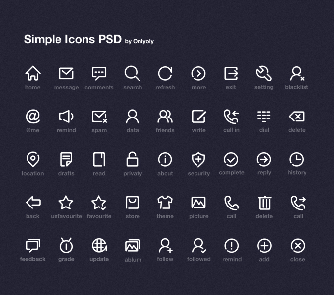 Simple Icon Set Free Icon Packs Ui Download 680x600 Simple Icon Set Free Icon Packs Ui Download