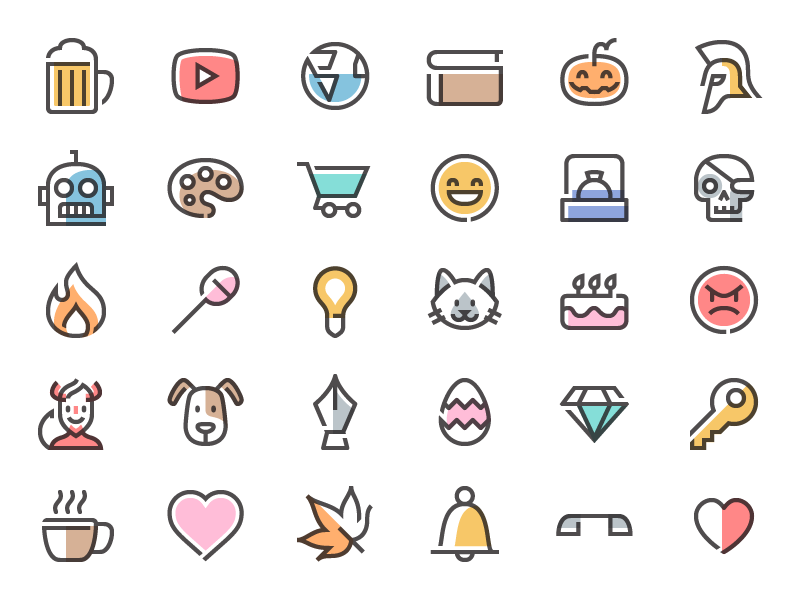 Simple Line Free Icons Pack 800x600 Simple Line Free Icons Pack