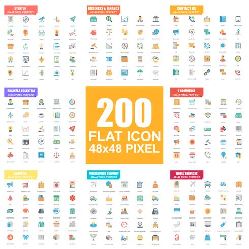 Simple Set Of Flat Pictogram Icon Pack 490x490 Simple Set Of Flat Pictogram Icon Pack