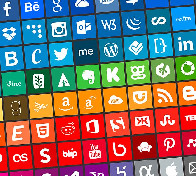 Trident Design Simple Icons A Social Media And Web Services 630x567 Trident Design Simple Icons A Social Media And Web Services