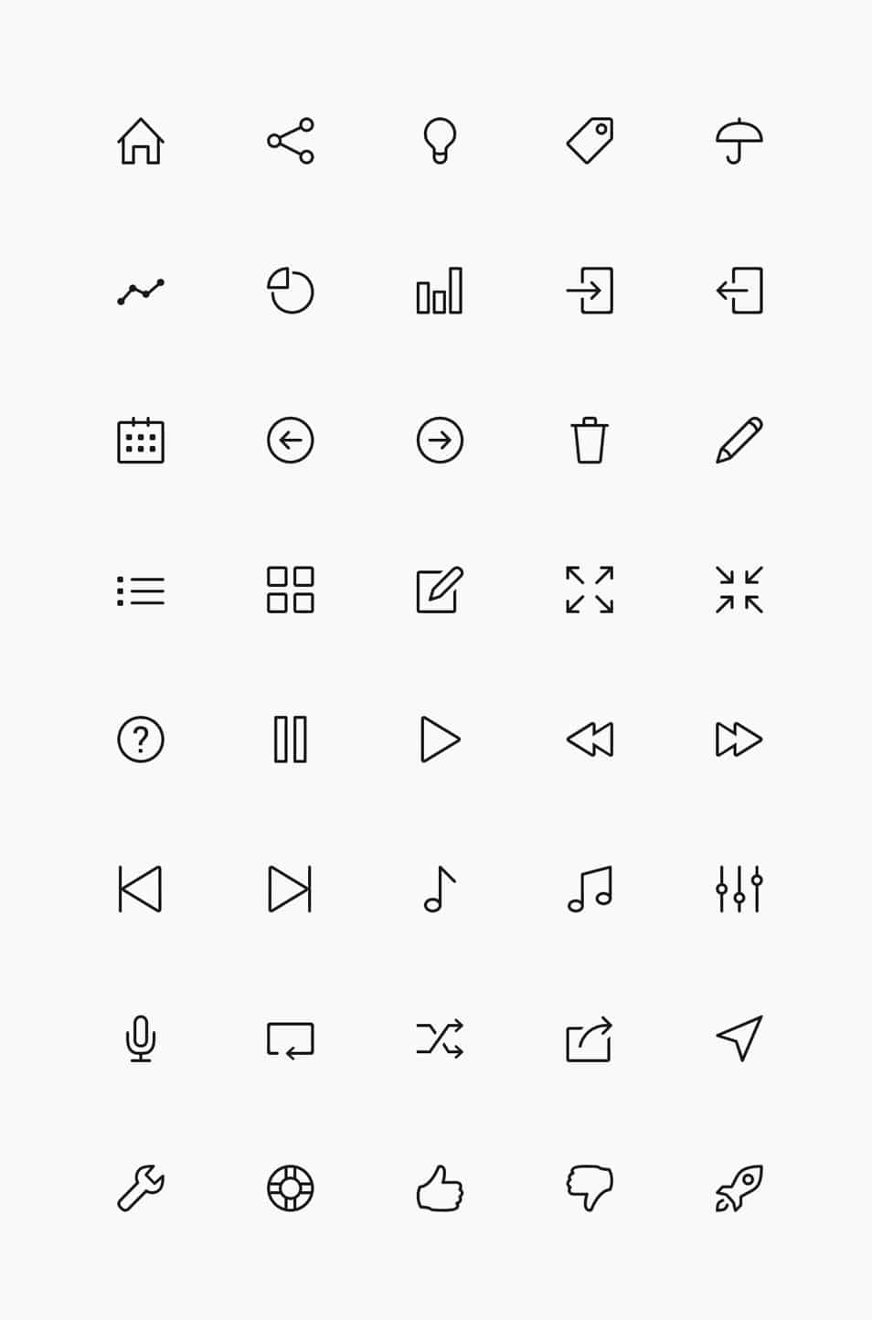 954x1444 Free Line Icon Sets Free Icons Css Author