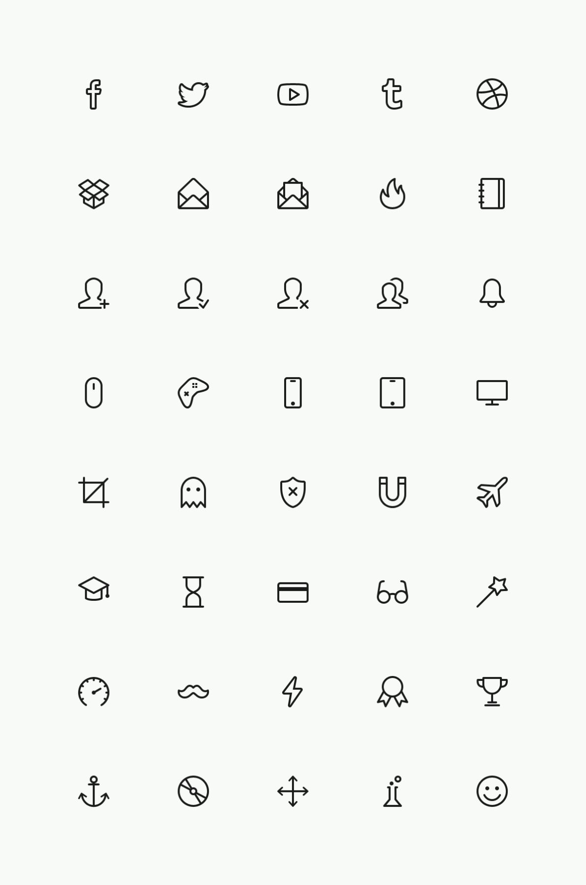 1192x1800 Free Simple Line Icons Set Free Icons Web Icon Vector