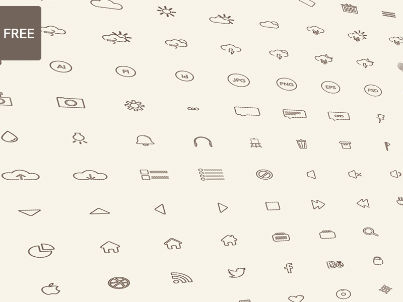 800x600 Free Line Icon Sets