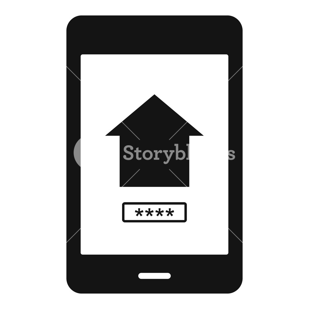 1000x1000 Working Phone Icon Simple Illustration Of Working Phone Vector