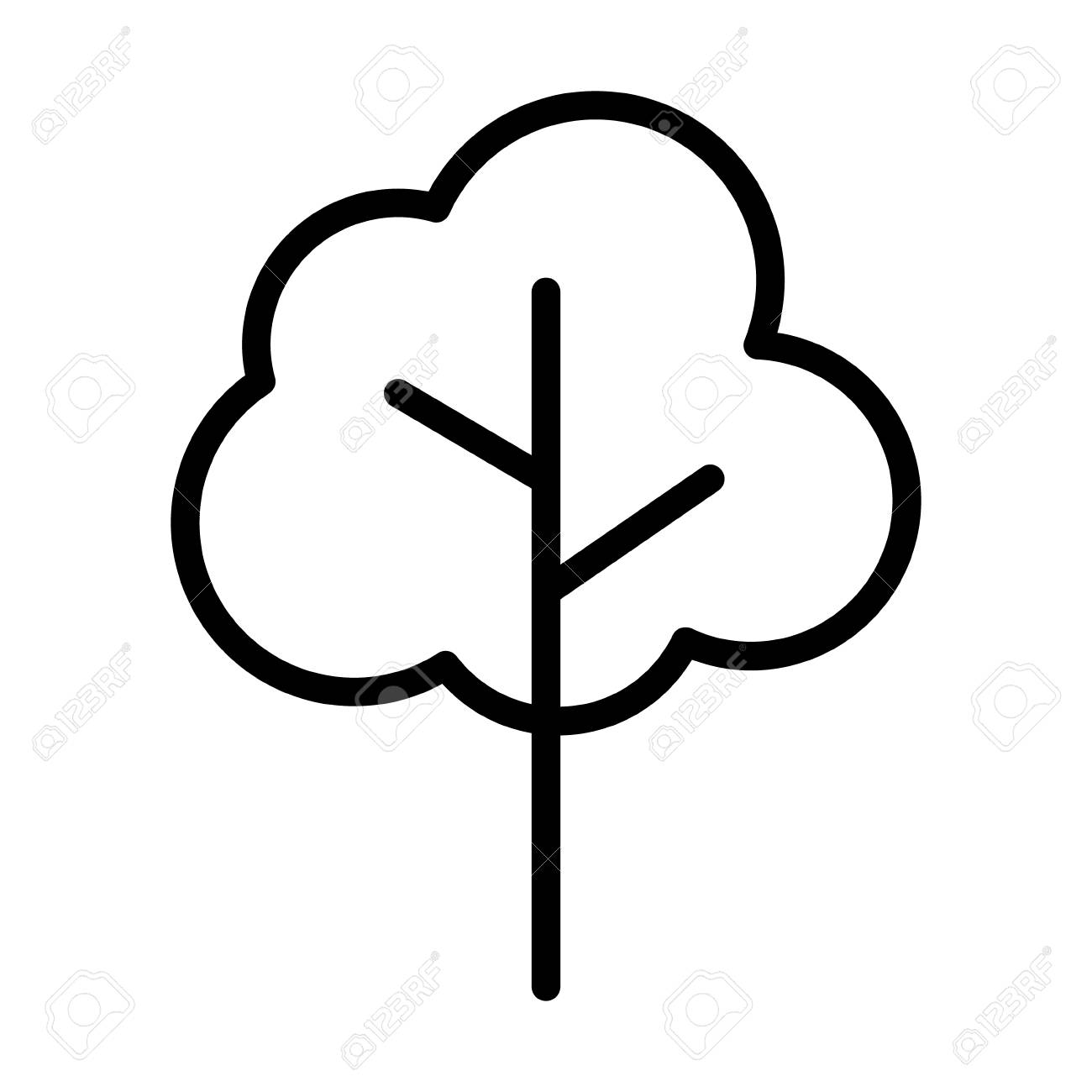 Simple Tree Icon at Vectorified.com | Collection of Simple Tree Icon ...