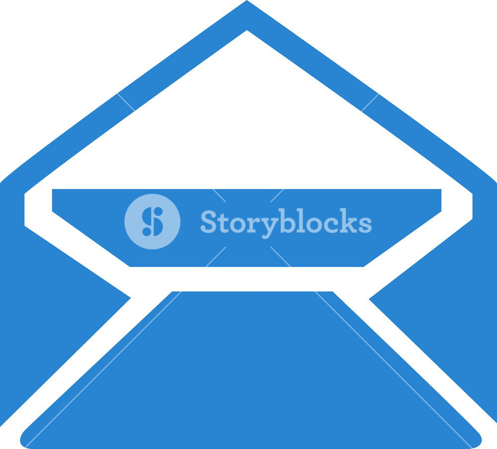 1000x903 Open Message Simplicity Icon Royalty Free Stock Image