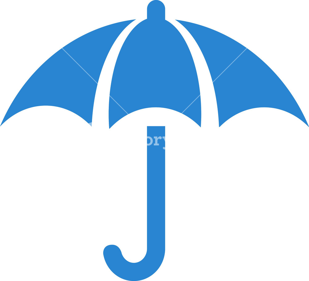 1000x910 Umbrella Simplicity Icon Royalty Free Stock Image