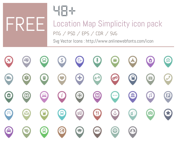 600x480 Location Map Simplicity Icons Packs Free Downloads