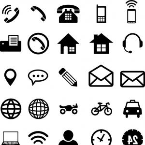 300x300 Contact Icon Set Simplicity Theme Vector Hoodamath