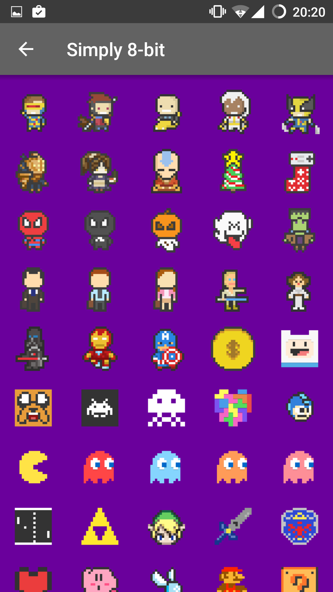 1080x1920 Un Icon Pack Ispirato Giochi Bit Simply Bit Icon Pack