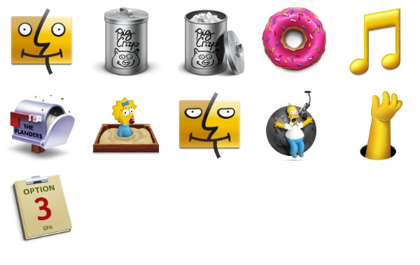 600x379 Simpsons Icons Free Icon Packs Ui Download
