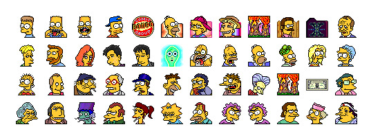 550x204 Simpsons Vol Icons Set Png Free Download, Icon Easy