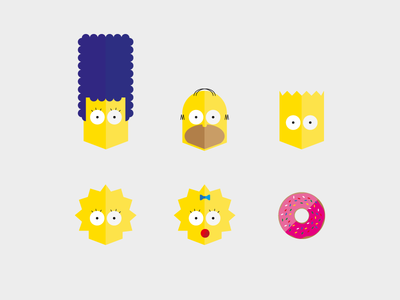 800x600 The Simpsons Icons