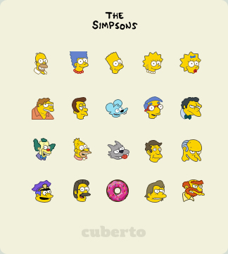 324x361 The Simpsons Icons