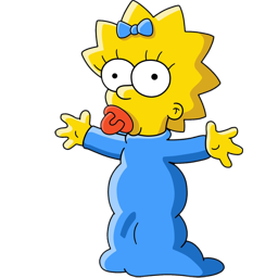 256x256 Maggie Simpson Icon