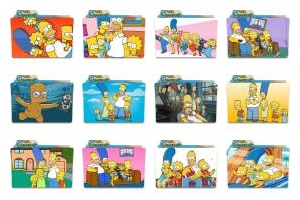 300x200 Simpsons Folder, Free Icons