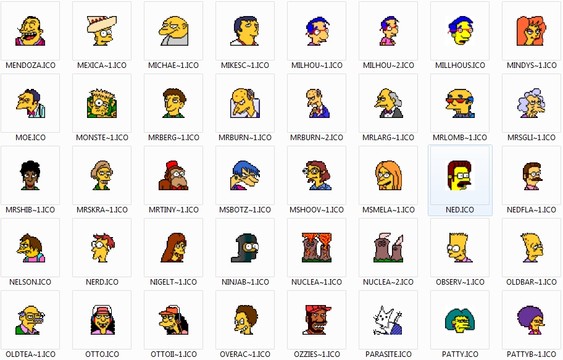 563x360 Simpsons Icons