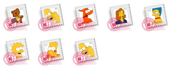 600x259 Simpsons Mail Free Icon Packs Ui Download