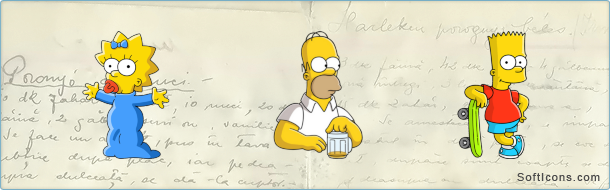 610x190 The Simpsons Icon Pack