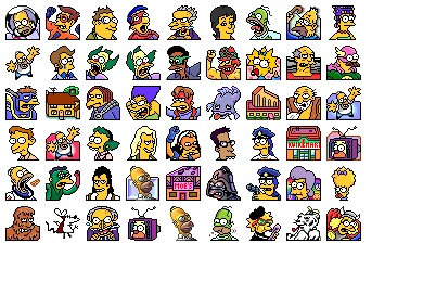 390x260 Cartoon Icons