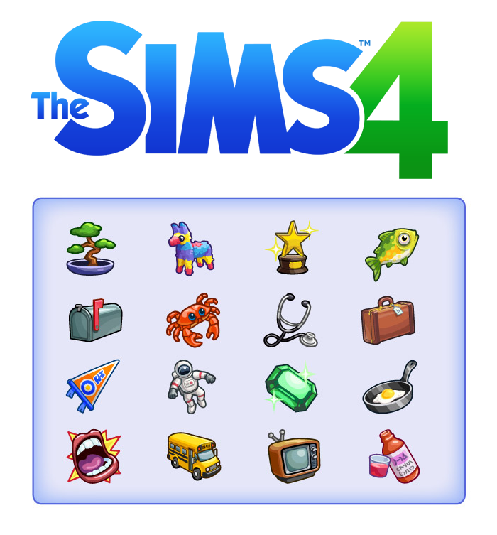 sims 4 expansions and stuff packs icons