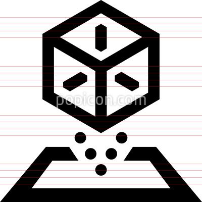 400x400 Augmented Reality Simulation Vector Icon