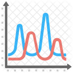 256x256 Sine Wave Icon Of Flat Style