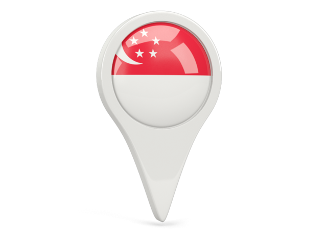 640x480 Round Pn Illustration Of Flag Of Singapore