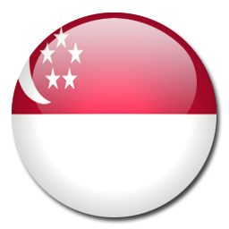 256x256 Singapore Flag Icon Download Rounded World Flags Icons Iconspedia