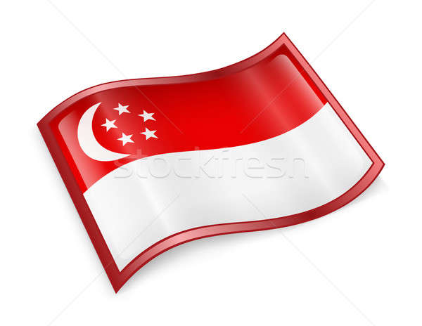 600x464 Singapore Flag Icon Stock Photo Andrey Zyk