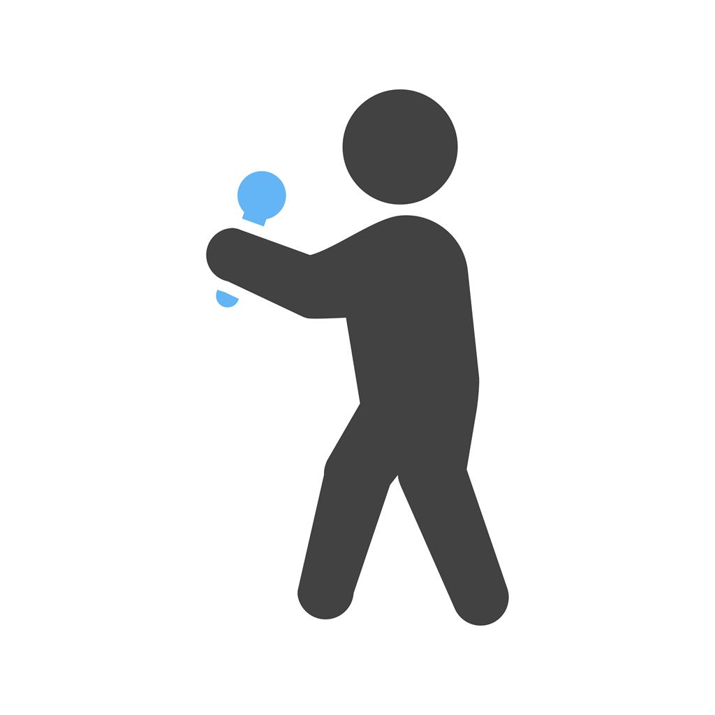 1024x1024 Singing Blue Black Icon