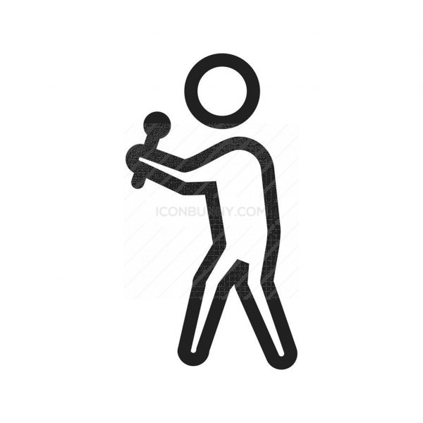 600x600 Singing Line Icon