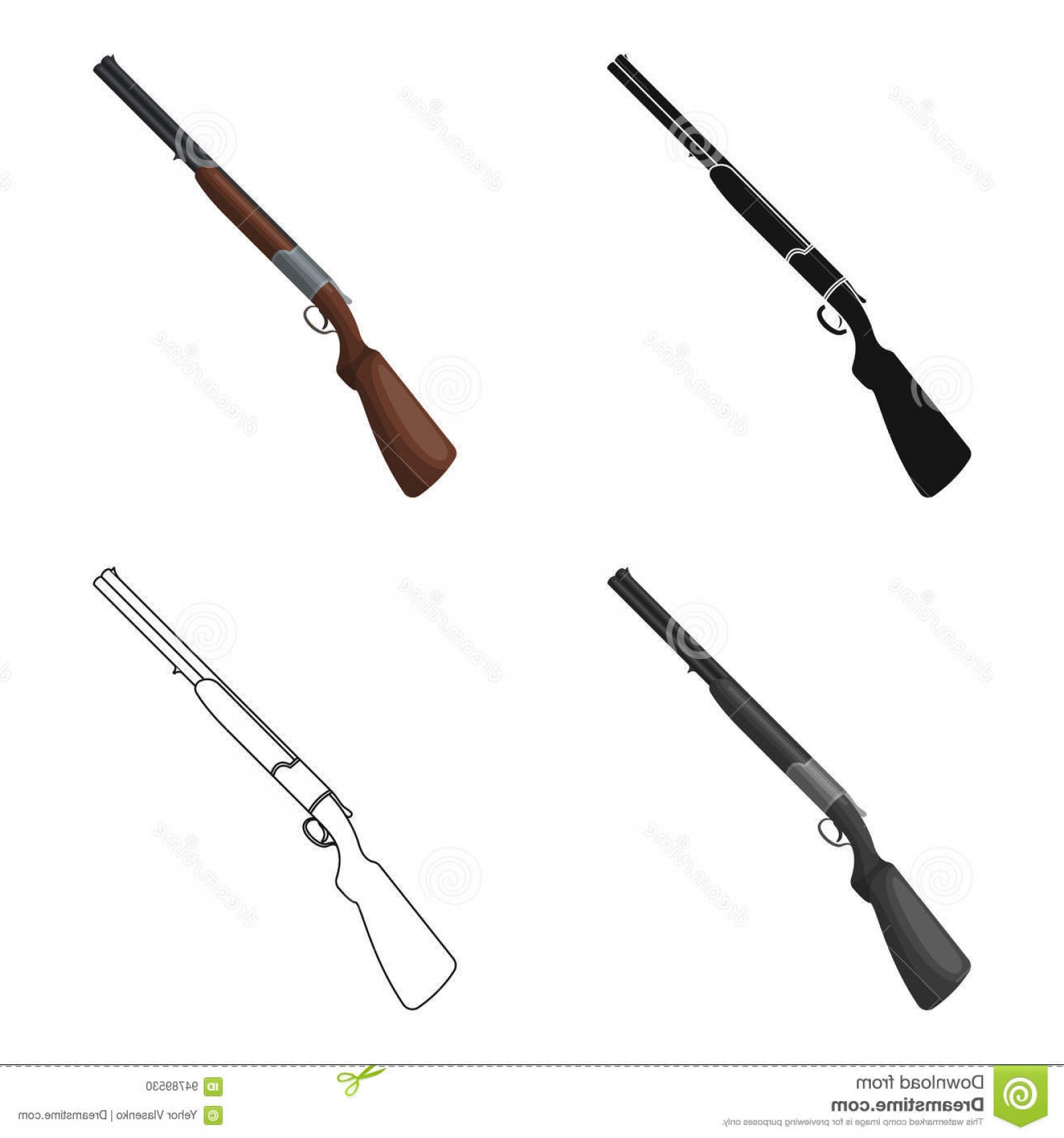 Hunting Rifle African Safari Single Icon Cartoon Style Vector 1560x1668 Hunting Rifle African Safari Single Icon Cartoon Style Vector