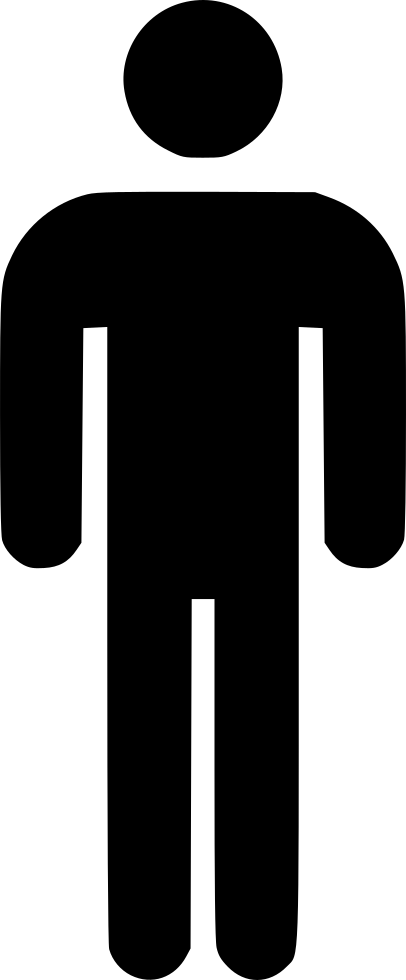 406x980 One Person User Png Icon Free Download