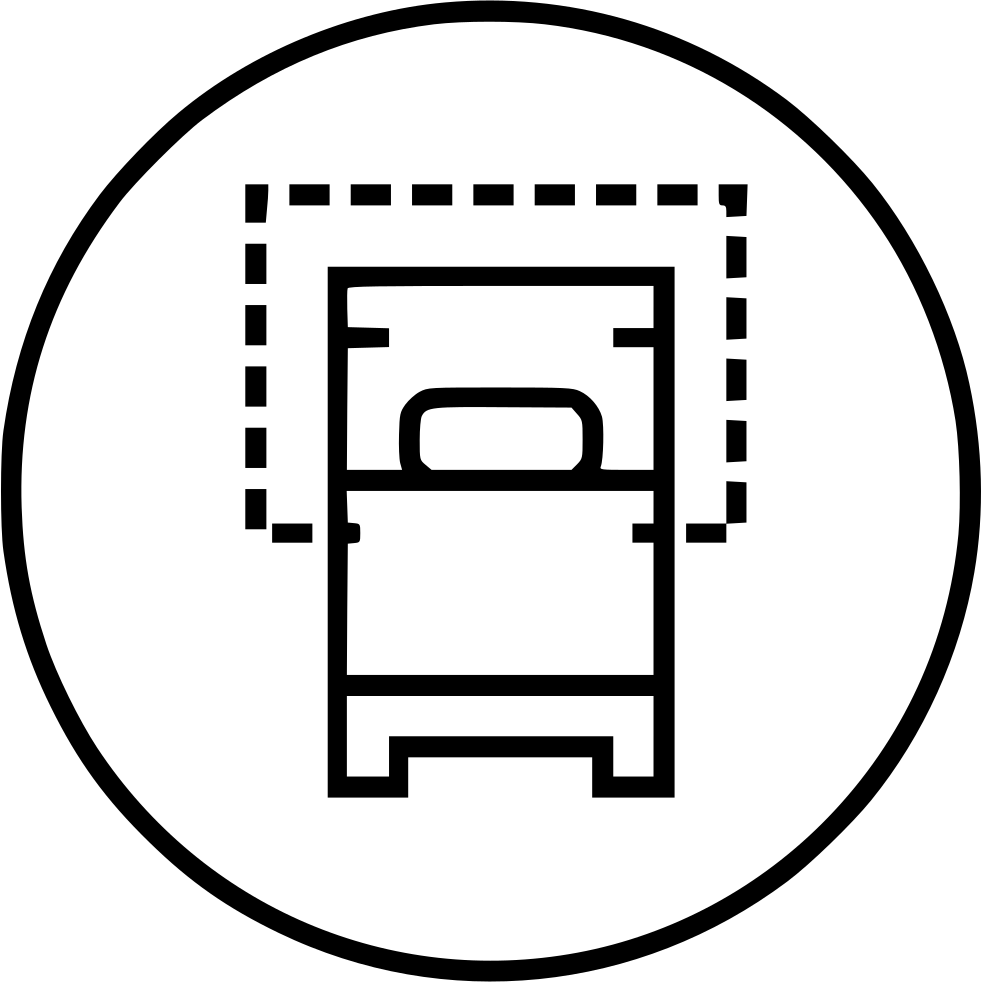 981x982 Hotel Restaurant Single Bed One Person Furnoture Png Icon Free