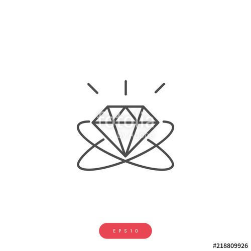 500x500 Singularity Vector Icon Business Management Related Vector Line