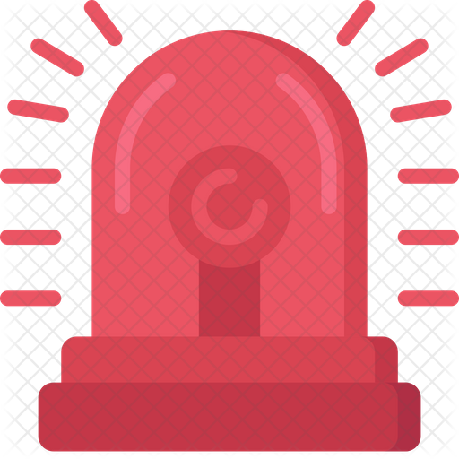 512x512 Siren Icon Of Flat Style