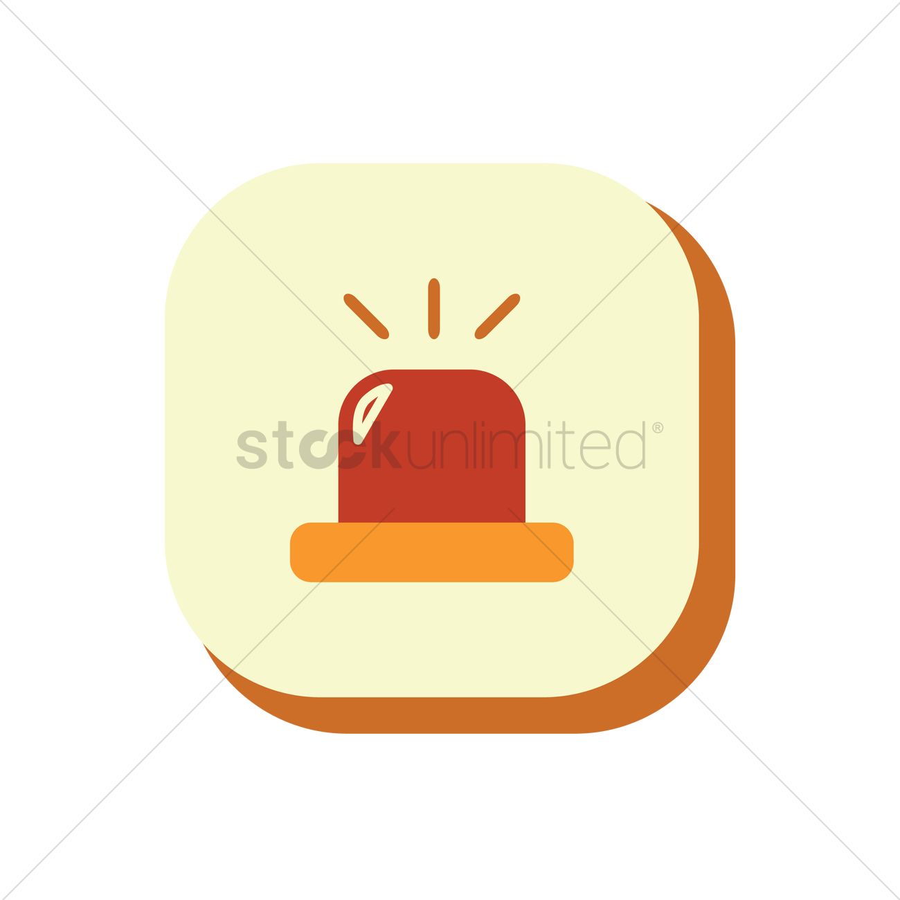1300x1300 Siren Icon Vector Image
