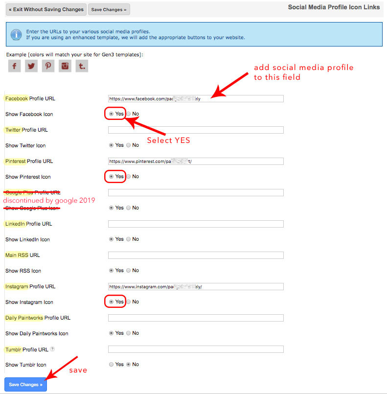791x805 Boldbrush How Do I Add Icon Links To My Social Media Profiles