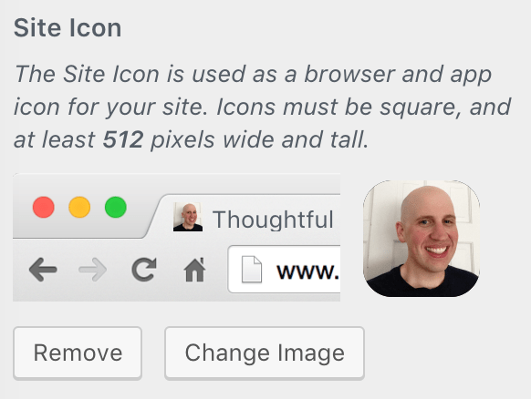 How To Set Your Site Icon 582x438 How To Set Your Site Icon