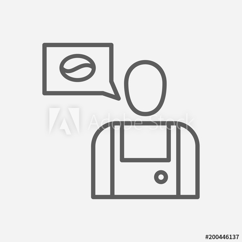 500x500 Coffee Maker Icon Line Symbol Isolated Vector Illustration
