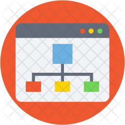 Sitemap Icon Of Flat Style 256x256 Sitemap Icon Of Flat Style
