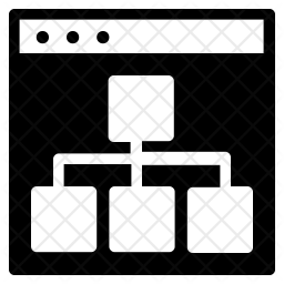 Sitemap Icon Of Glyph Style 256x256 Sitemap Icon Of Glyph Style