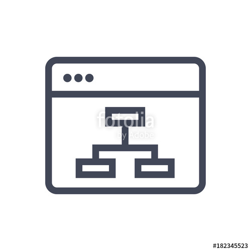 Sitemap Icon Stock Image And Royalty Free Vector On Fotolia 500x500 Sitemap Icon Stock Image And Royalty Free Vector On Fotolia