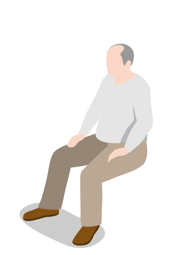 341x512 Man, Grandfather, Person, Sitting Icon Free Of City Basic