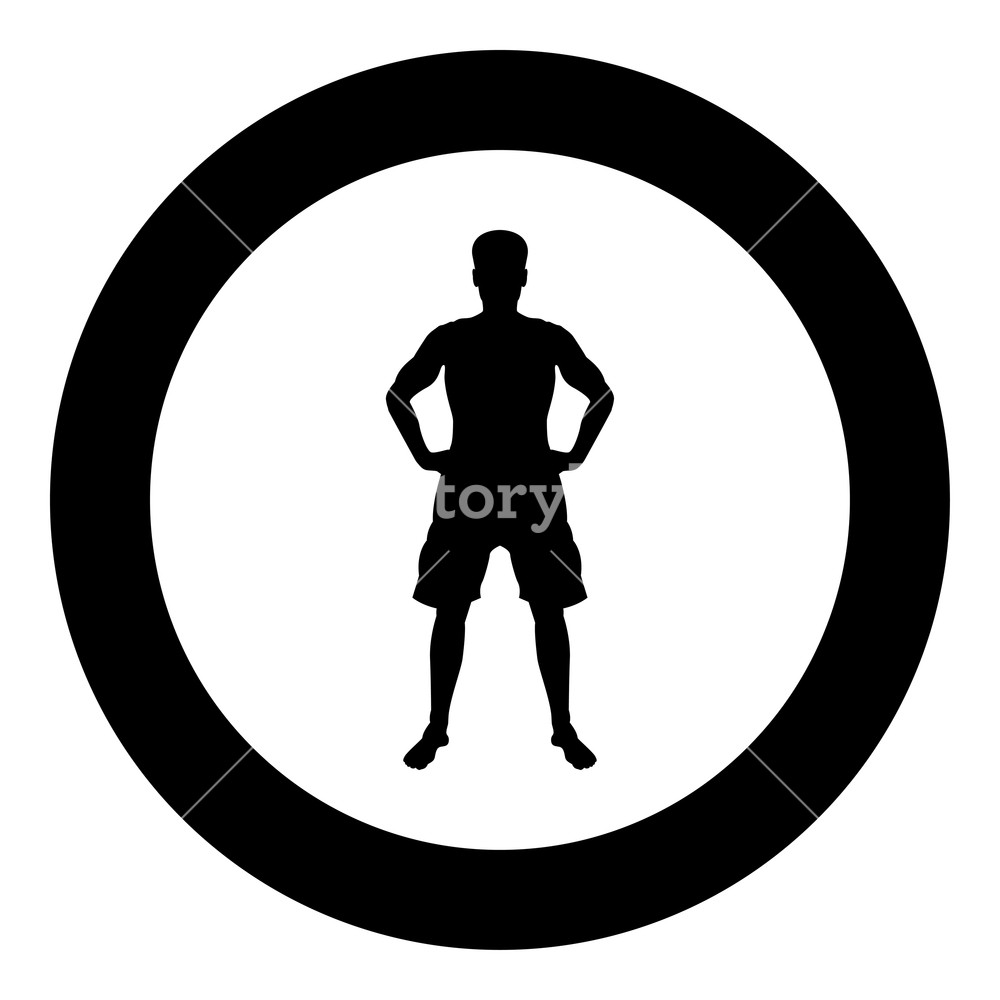 1000x1000 Man Holding Hands On Belt Confidence Concept Silhouette Serious