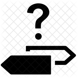 256x256 Decision Making Situation Icon Of Glyph Style